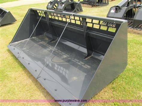 96 snow bucket for skid steer|84 inch skid steer bucket.